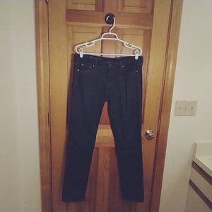 J. Crew Matchstick Jeans, dark wash denim, size 30S.